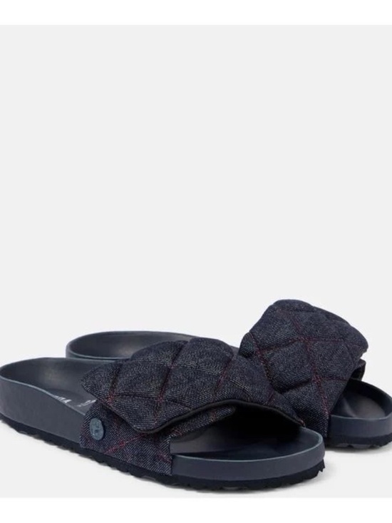 Birkenstock Shoes - Birkenstock Sylt 1774 Sandals Quilted Denim w/Contrast Stitching Sz 8-8.5US 39EU